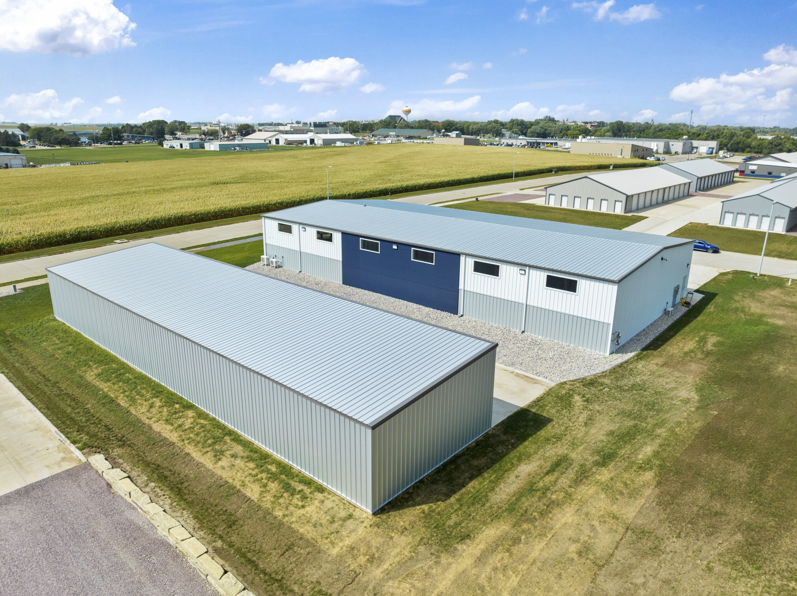 Metal Building in Orange City IA with multiple sturctures